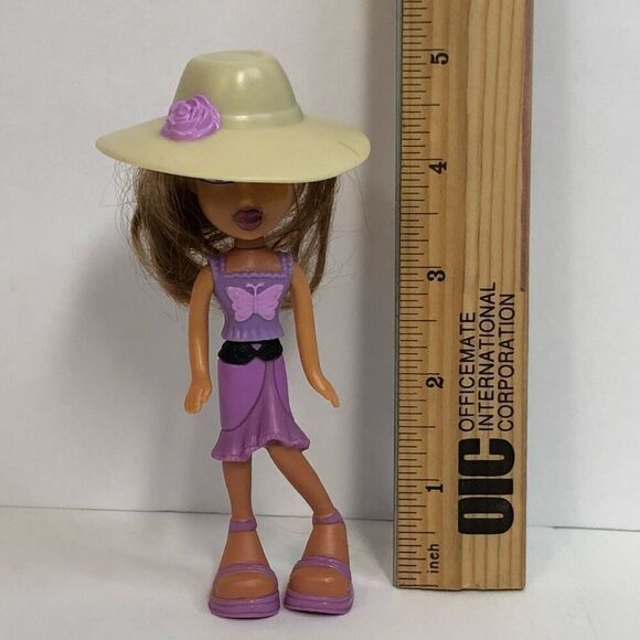 bratz yasmin fashion doll mcdonald’s 4 inch happy meal mini toy purple d… - Picture 2 of 8